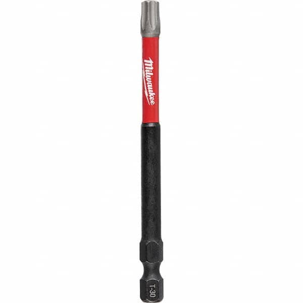 Milwaukee Tool - 1/4" Hex T30 Torx Impact Ready Bit - Exact Tooling
