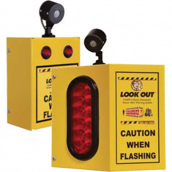 TAPCO - Auxiliary Lights Type: Forklift Warning Light Voltage: 110 VAC to 24VDC - Exact Tooling