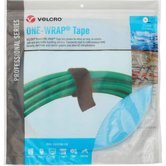 Velcro Brand - Cable Ties; Cable Tie Type: Reusable Cable Tie ; Material: Hook and Loop ; Color: Fiber Optic Teal ; Overall Length (Feet): 75 ; Overall Length (Decimal Inch): 300.00000 ; Maximum Bundle Diameter (Inch): 0.5 - Exact Tooling