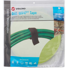 Velcro Brand - Cable Ties; Cable Tie Type: Reusable Cable Tie ; Material: Hook and Loop ; Color: OM5 Green ; Overall Length (Feet): 75 ; Overall Length (Decimal Inch): 300.00000 ; Maximum Bundle Diameter (Inch): 0.75 - Exact Tooling