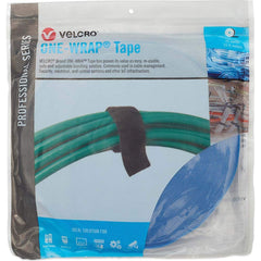 Velcro Brand - Cable Ties; Cable Tie Type: Reusable Cable Tie ; Material: Hook and Loop ; Color: Blue ; Overall Length (Feet): 75 ; Overall Length (Decimal Inch): 300.00000 ; Maximum Bundle Diameter (Inch): 1 - Exact Tooling