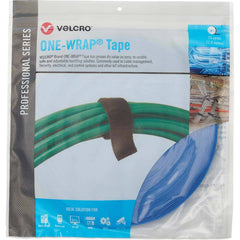 Velcro Brand - Cable Ties; Cable Tie Type: Reusable Cable Tie ; Material: Hook and Loop ; Color: Blue ; Overall Length (Feet): 75 ; Overall Length (Decimal Inch): 300.00000 ; Maximum Bundle Diameter (Inch): 0.5 - Exact Tooling