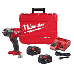 Milwaukee Tool - Cordless Impact Wrenches & Ratchets Voltage: 18.00 Drive Size (Inch): 1/2 - Exact Tooling