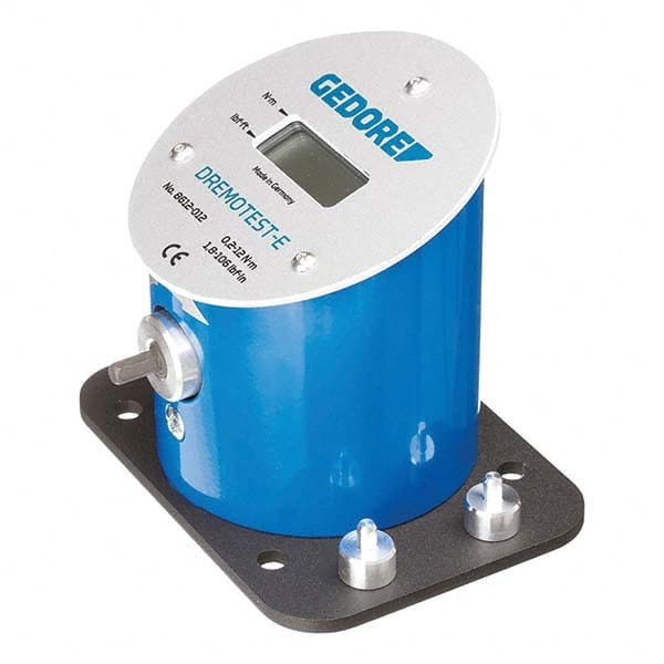 Gedore - Torque Wrench Meters & Calibrators Tool Type: Electronic Torque Tester Drive Size (Inch): 1/4 - Exact Tooling