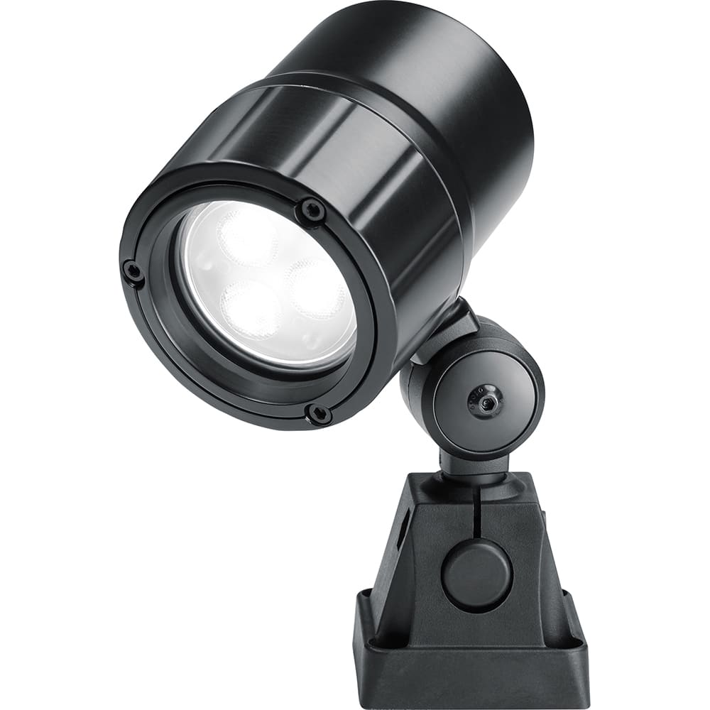 Waldmann Lighting - Machine Lights; Machine Light Style: Spot ; Mounting Type: Screw Mount ; Wattage: 5 ; Voltage: 24 DC ; Cord Length (Feet): 9.8 ; Lens Material: Glass - Exact Tooling