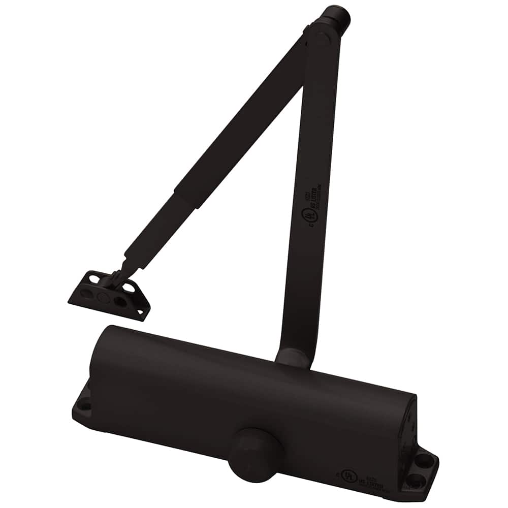 Yale - Manual Dampers; Closer Body Length: 9-3/4 (Inch); Finish/Coating: Painted Dark Bronze ; Door Thickness: 2-3/4 (Inch); Additional Information: Series: 1100 - Exact Tooling