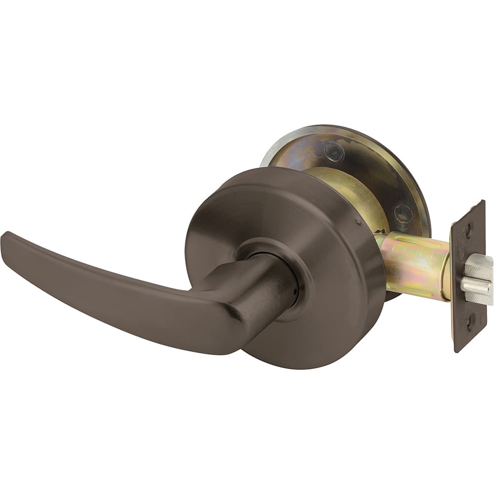 Yale - Lever Locksets; Door Thickness: 1-3/4 (Inch); Door Thickness: 1-3/4 ; Back Set: 2-3/4 (Inch); For Use With: Twin Communicating or Exit Doors ; Finish/Coating: Oxidized Satin Dark Bronze (10B) ; Special Item Information: Communicating Passage Lock - Exact Tooling
