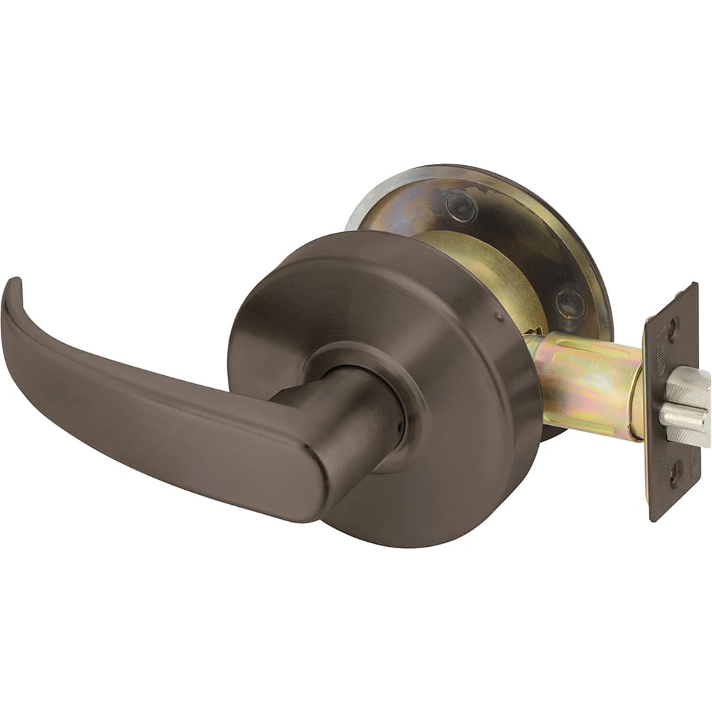 Yale - Lever Locksets; Door Thickness: 1-3/4 (Inch); Door Thickness: 1-3/4 ; Back Set: 2-3/4 (Inch); For Use With: Twin Communicating or Exit Doors ; Finish/Coating: Oxidized Satin Dark Bronze (10B) ; Special Item Information: Communicating Passage Lock - Exact Tooling