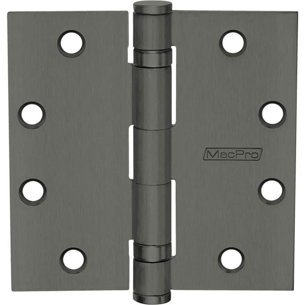 Yale - Commercial Hinges; Length (Inch): 4-1/2 ; Thickness (Decimal Inch): 0.1340 ; Number of Knuckles: 5.000 ; Stanley Finish Code: USP ; Finish/Coating: USP ; Box Quantity: 3 - Exact Tooling