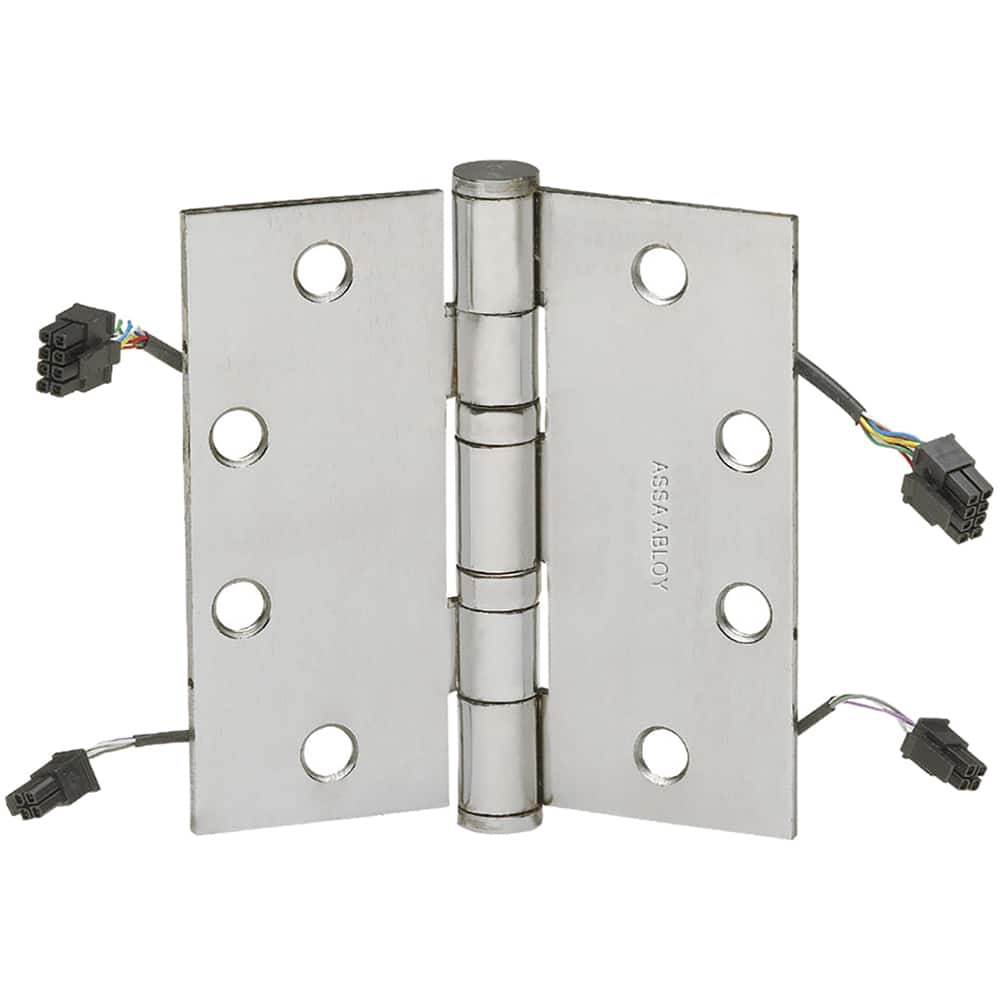 Yale - Commercial Hinges; Length (Inch): 4-1/2 ; Thickness (Decimal Inch): 0.1340 ; Number of Knuckles: 5.000 ; Stanley Finish Code: US26D ; Finish/Coating: US26D ; Box Quantity: 3 - Exact Tooling