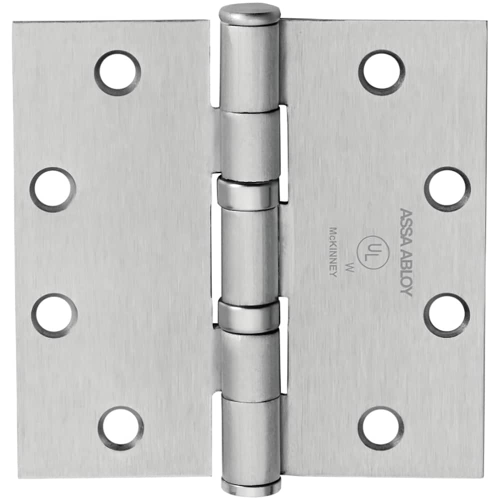 Yale - Commercial Hinges; Length (Inch): 5 ; Thickness (Decimal Inch): 0.1340 ; Number of Knuckles: 5.000 ; Stanley Finish Code: US26D ; Finish/Coating: US26D ; Box Quantity: 3 - Exact Tooling
