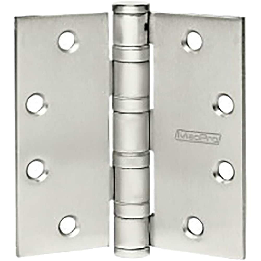 Yale - Commercial Hinges; Length (Inch): 4-1/2 ; Thickness (Decimal Inch): 0.1800 ; Number of Knuckles: 5.000 ; Stanley Finish Code: US32D ; Finish/Coating: US32D ; Box Quantity: 3 - Exact Tooling