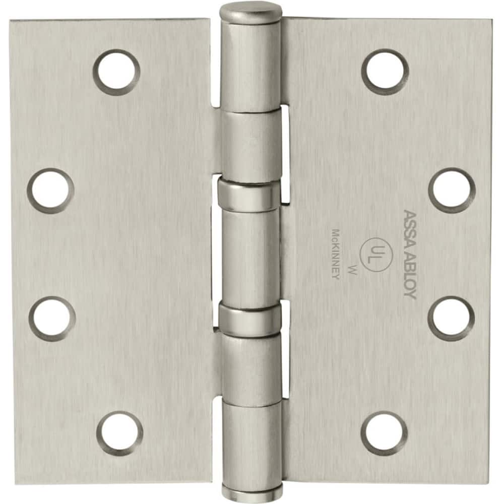 Yale - Commercial Hinges; Length (Inch): 4-1/2 ; Thickness (Decimal Inch): 0.1340 ; Number of Knuckles: 5.000 ; Stanley Finish Code: US15 ; Finish/Coating: US15 ; Box Quantity: 3 - Exact Tooling