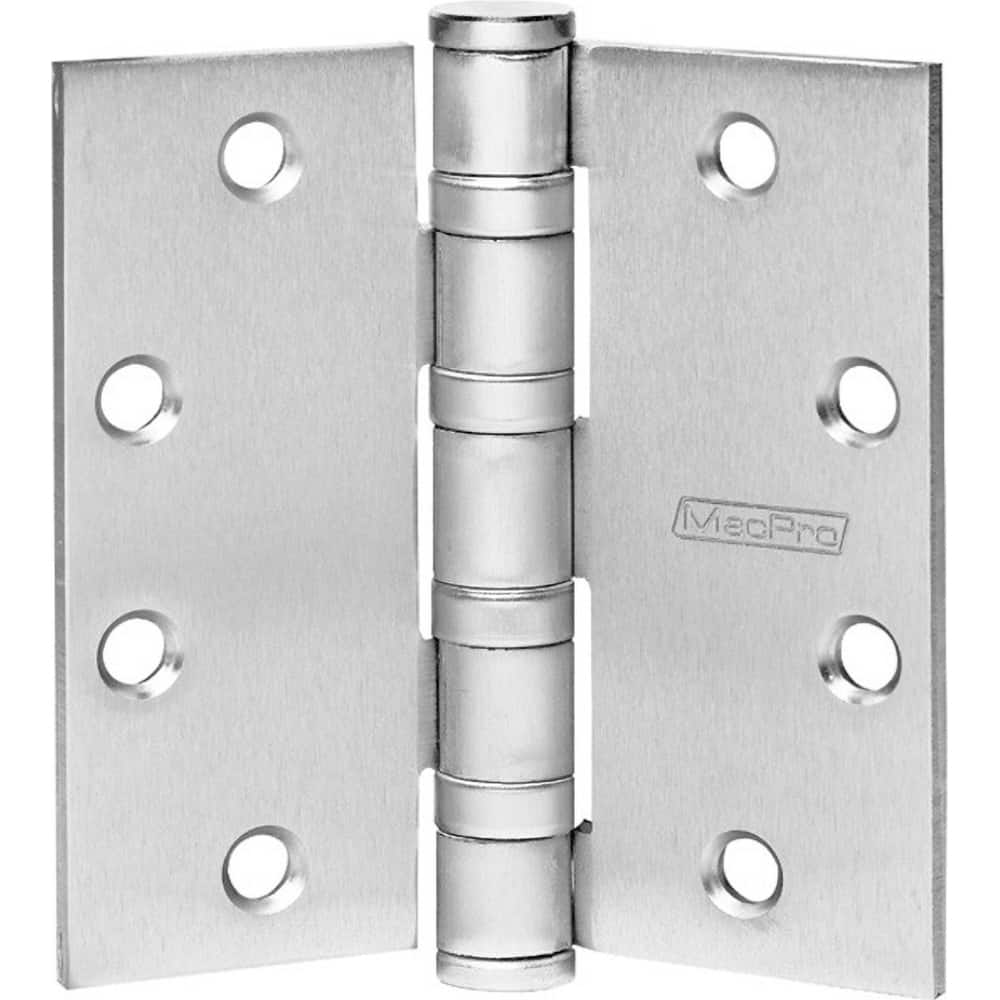 Yale - Commercial Hinges; Length (Inch): 4-1/2 ; Thickness (Decimal Inch): 0.1800 ; Number of Knuckles: 5.000 ; Stanley Finish Code: US26D ; Finish/Coating: US26D ; Box Quantity: 3 - Exact Tooling