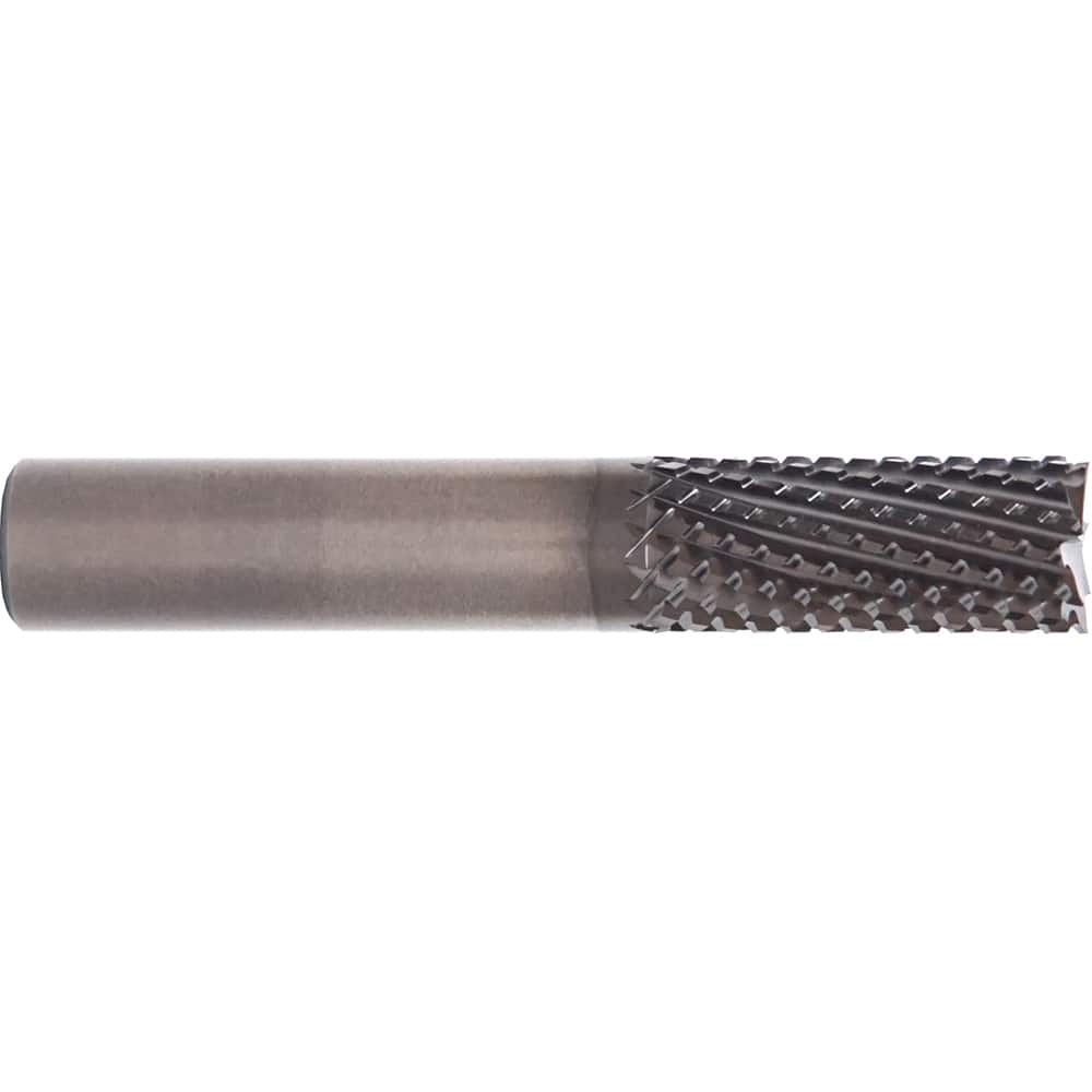 M.A. Ford - 0.1181" Diam, 12mm LOC, 0.1181" Shank Diam, 6-Flute Fishtail Point Diamond-Pattern Router Bit - Exact Tooling