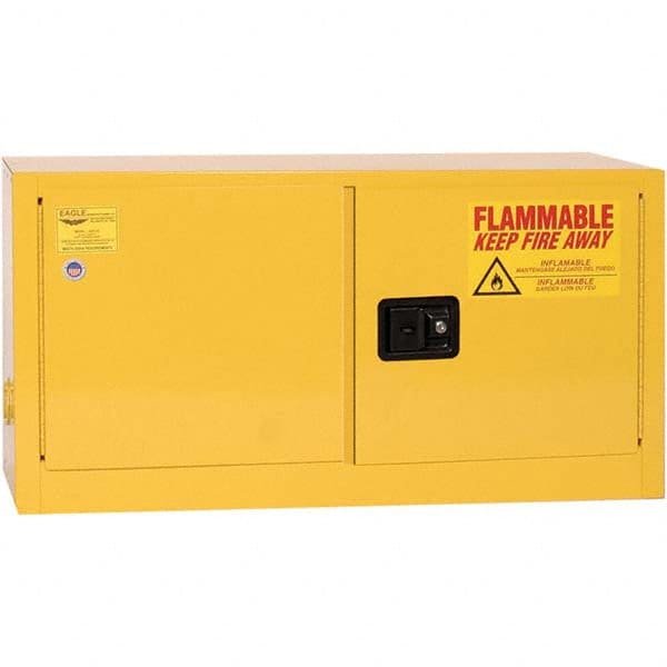 Eagle - Safety Cabinets Hazardous Chemical Type: Flammable and Combustible Liquids Color: Yellow - Exact Tooling