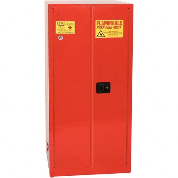 Eagle - Safety Cabinets Hazardous Chemical Type: Flammable and Combustible Liquids Color: Red - Exact Tooling