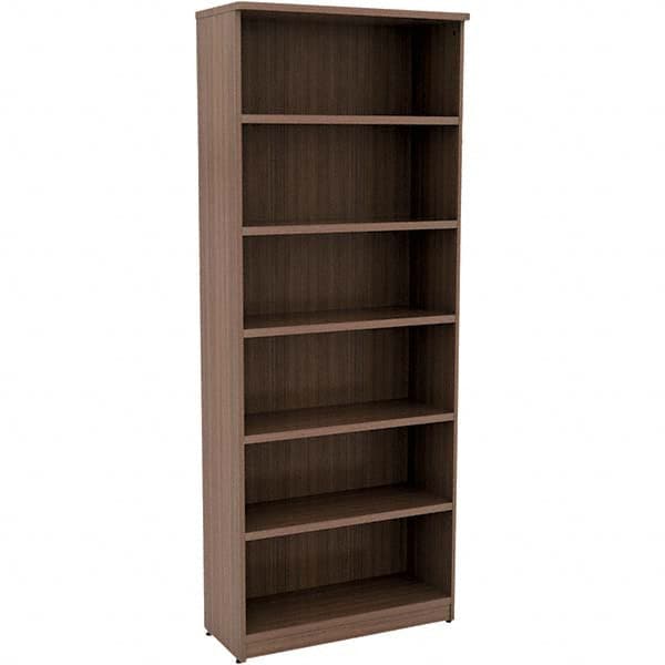 ALERA - Bookcases Height (Inch): 80-3/4 Color: Walnut - Exact Tooling