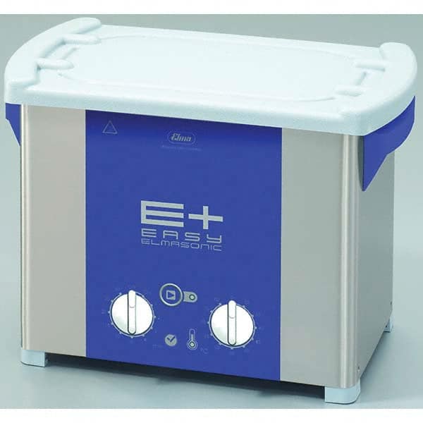 Elma - 0.75 Gal Bench Top Water-Based Ultrasonic Cleaner - Exact Tooling