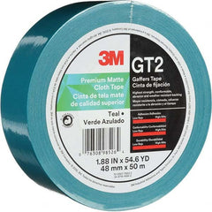 3M - 50m x 48mm x 11 mil Teal Cotton Cloth Gaffers Tape - Exact Tooling