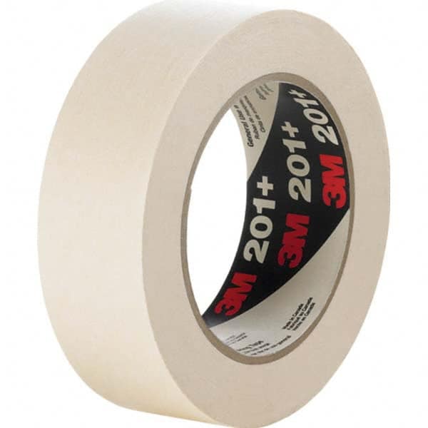 3M - 48mm Wide x 55 m x 4.4 mil Tan Crepe Paper Masking Tape - Exact Tooling