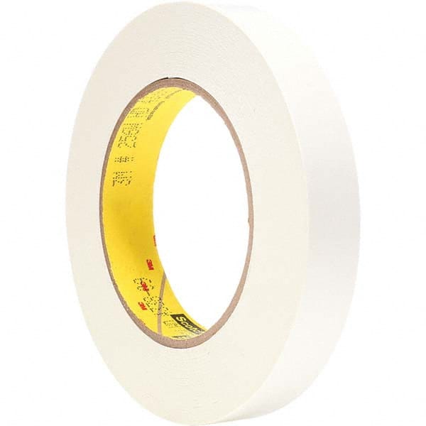 3M - 3/4" Wide x 60 Yd Long x 6.7 mil White Paper Masking Tape - Exact Tooling