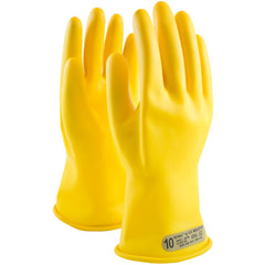 170-00-11/7 - Novax - Natural Rubber Insulating Glove - Class 00 - 11″ - Yellow - Straight Cuff - Exact Tooling