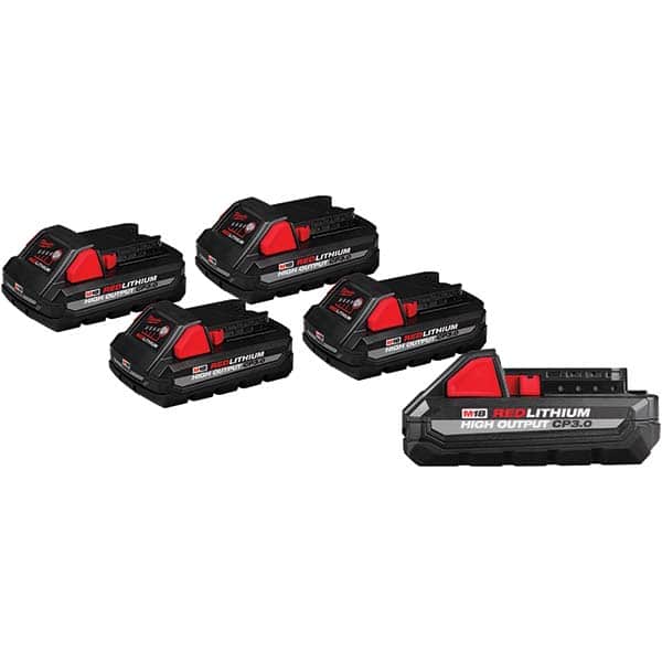Milwaukee Tool - 18 Volt Lithium-Ion Power Tool Battery - Exact Tooling