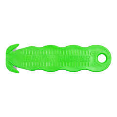 Klever Innovations - Utility Knives, Snap Blades & Box Cutters; Type: Safety Blade ; Blade Type: Concealed ; Number of Blades Included: 1 ; Number of Blades: 1 ; Handle Material: Plastic ; Color: Green - Exact Tooling