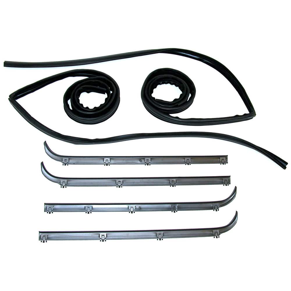 Fairchild Industries - Automotive Replacement Parts; Type: Belt Weatherstrip--Window Channel Kit ; Application: 1987-1998 Ford F-Series, Full Size Pickup Belt, Channel Kit replaces OEM# E9TZ1521536A; F0TZ1521536A; F5TZ1521536A; E7TZ1521453A; E7TZ1521452A - Exact Tooling