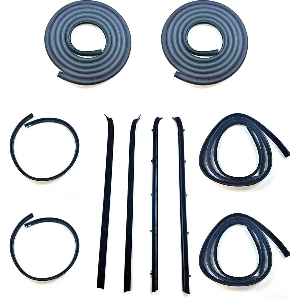 Fairchild Industries - Automotive Replacement Parts; Type: Belt Weatherstrip--Window Channel--Door Seal Kit ; Application: 1973-1980 Chevrolet C/K Truck Belt, Channel, Seal Kit replaces OEM# 470433; 470434; 14027775; 14027776; 14027778; 14027777; 1552276 - Exact Tooling