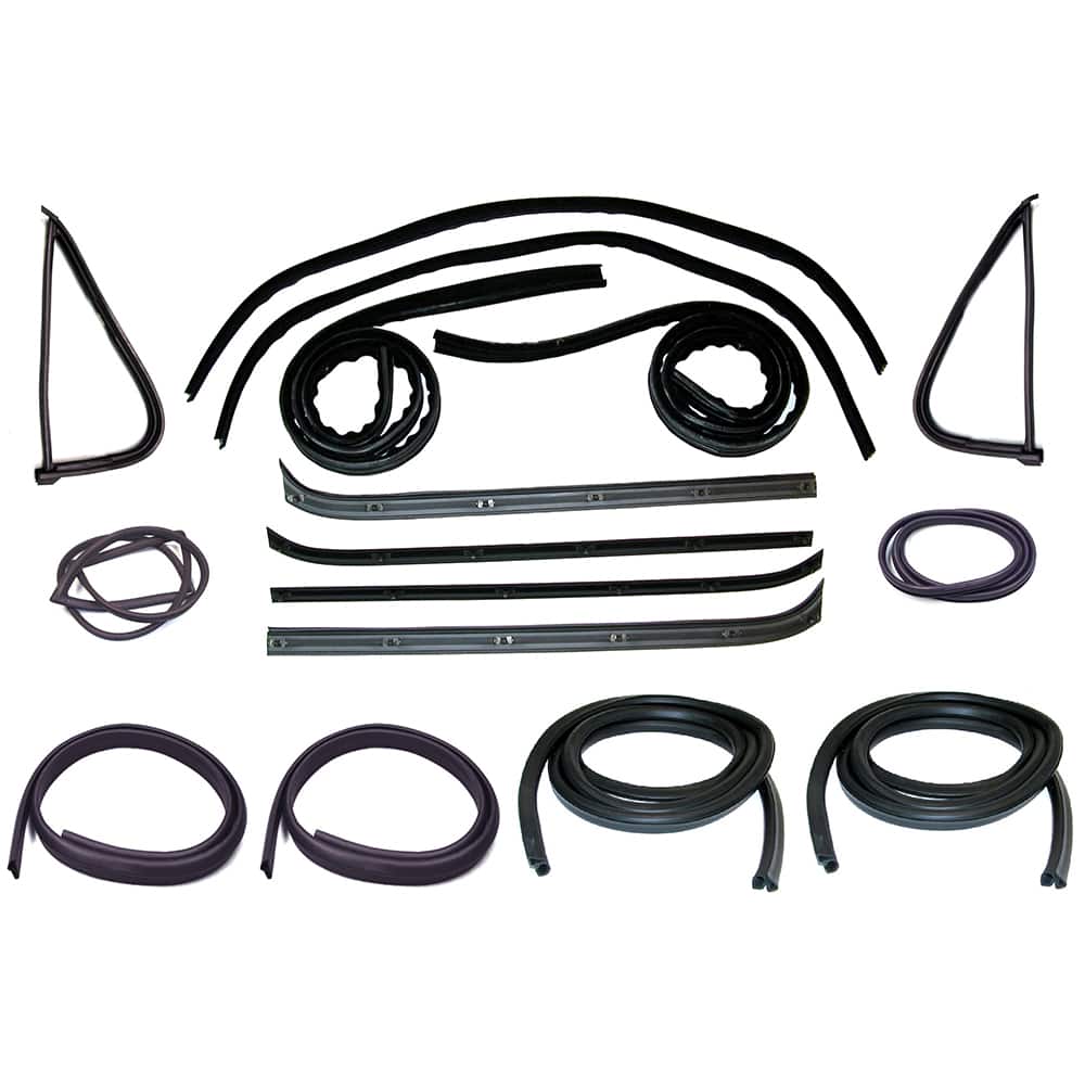 Fairchild Industries - Automotive Replacement Parts; Type: Belt Weatherstrip--Window Channel--Door Seal Kit ; Application: 1973-1979 Ford F-Series, Full Size Pickup Belt, Channel, Seal Kit replaces OEM# D3TZ1021546A; D8TZ1021536A; D7TZ1021453A; D7TZ10214 - Exact Tooling