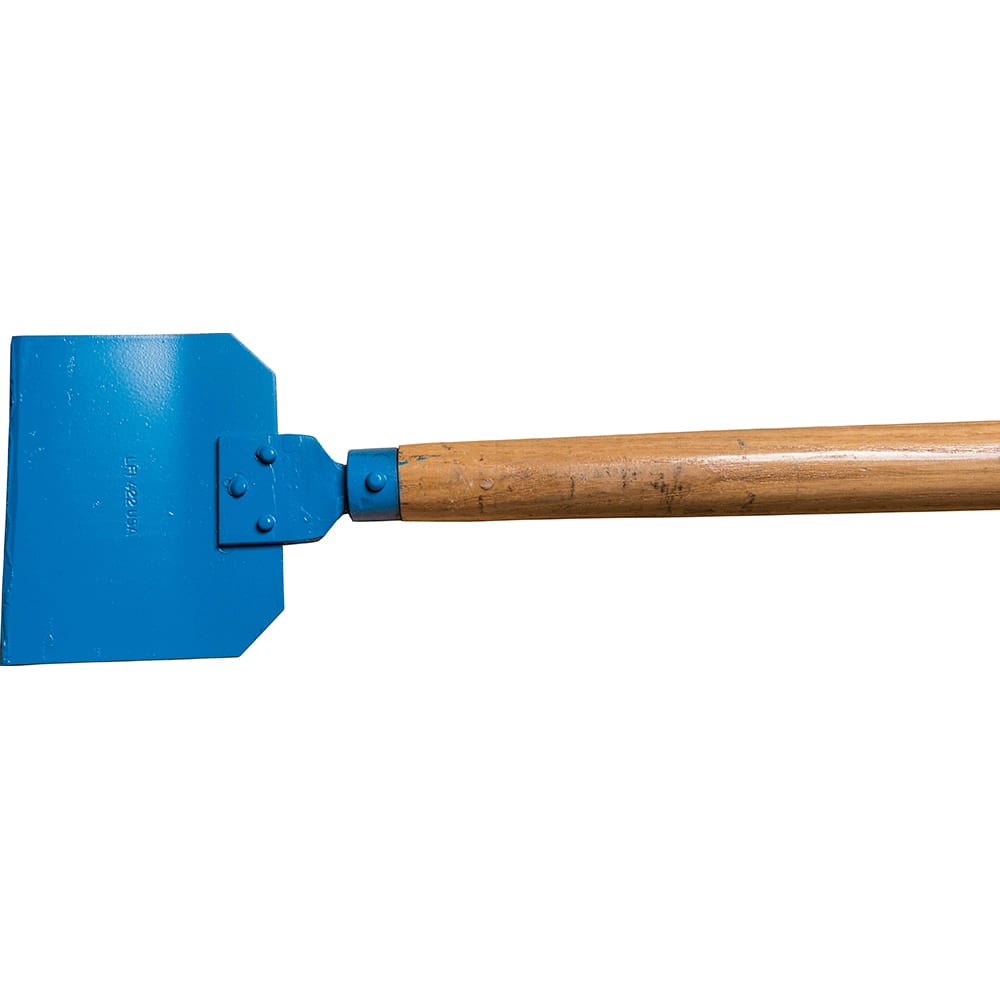 Lansing Forge, Inc. - Scrapers & Scraper Sets; Blade Style: Beveled ; Flexibility: Rigid ; Blade Material: 1095 Carbon Steel ; Blade Width (Inch): 6 ; Handle Length (Inch): 48 ; Handle Material: Hickory - Exact Tooling