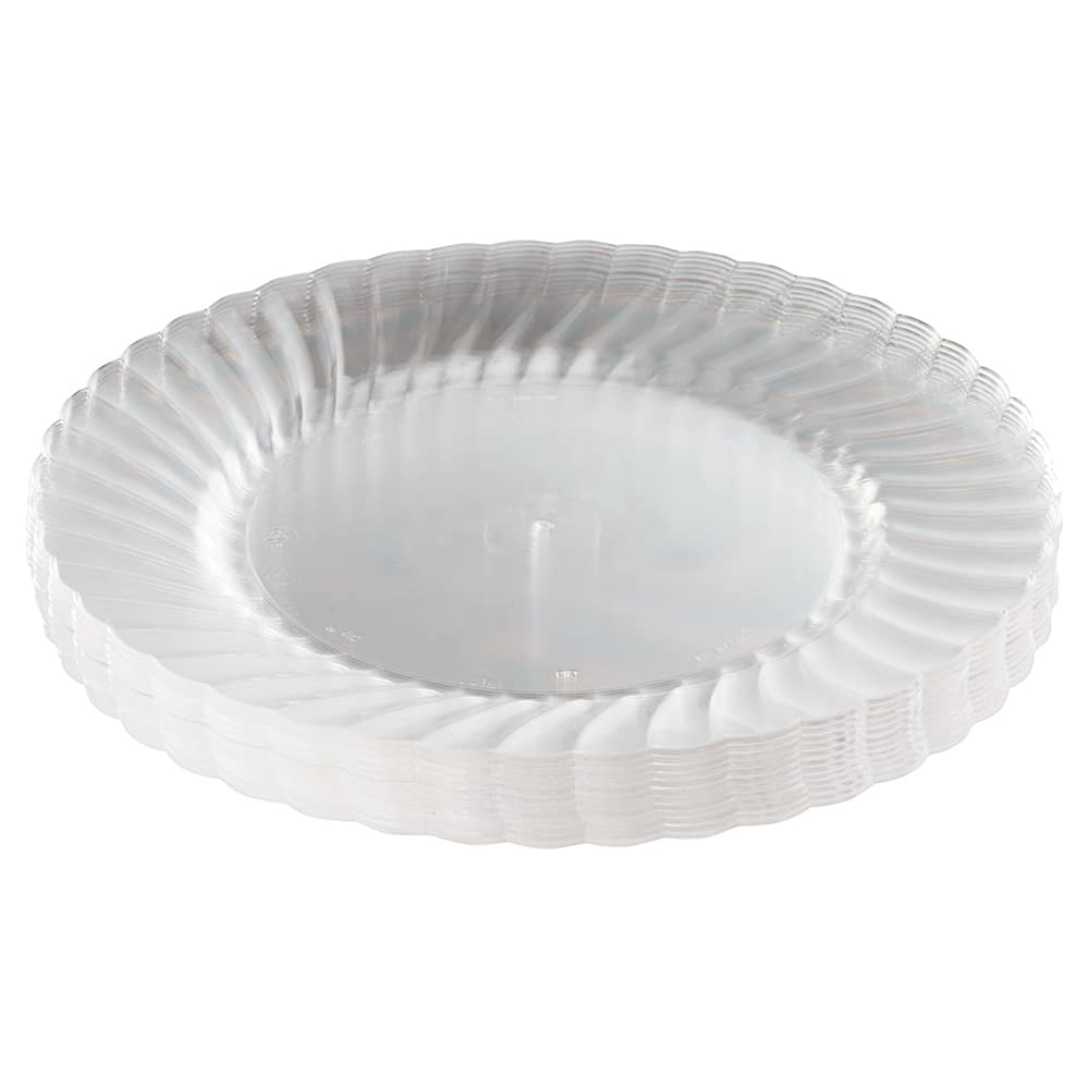 WNA - Paper & Plastic Cups, Plates, Bowls & Utensils; Breakroom Accessory Type: Plates ; Breakroom Accessory Description: Dinnerware-Plate; Plastic ; Color: Clear - Exact Tooling