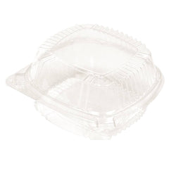 Pactiv - Food Containers; Type: Container ; Shape: Square ; Volume Range: Smaller than 64 oz. ; Height (Decimal Inch): 3.000000 ; Diameter/Width (Decimal Inch): 5.2500 ; Length (Decimal Inch): 5.2500 - Exact Tooling