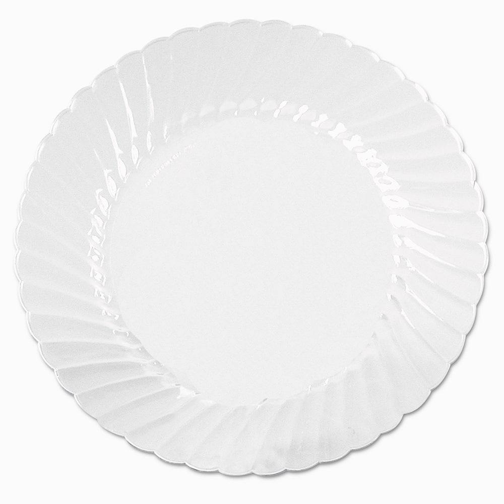 WNA - Paper & Plastic Cups, Plates, Bowls & Utensils; Breakroom Accessory Type: Plates ; Breakroom Accessory Description: Dinnerware-Plate; Plastic ; Color: Clear - Exact Tooling