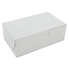 SCT - Food Containers; Type: Bakery Box ; Shape: Rectangular ; Volume Range: Smaller than 64 oz. ; Height (Decimal Inch): 2.000000 ; Diameter/Width (Decimal Inch): 6.2500 ; Length (Decimal Inch): 3.7500 - Exact Tooling