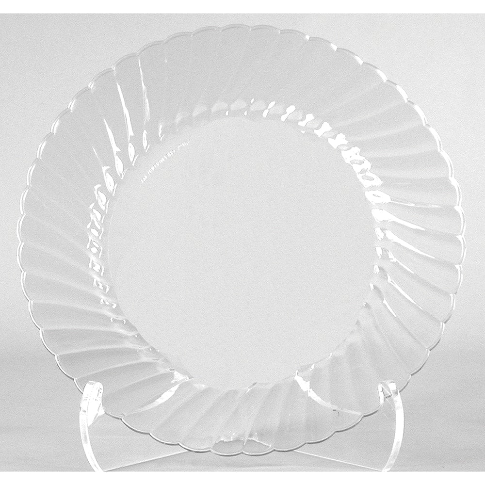 WNA - Paper & Plastic Cups, Plates, Bowls & Utensils; Breakroom Accessory Type: Plates ; Breakroom Accessory Description: Dinnerware-Plate; Plastic ; Color: Clear - Exact Tooling