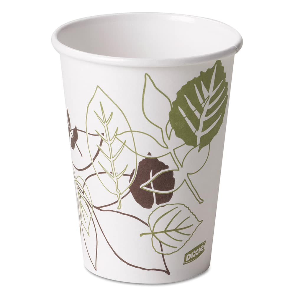 Dixie - Paper & Plastic Cups, Plates, Bowls & Utensils; Breakroom Accessory Type: Paper Cups ; Breakroom Accessory Description: Cups-Hot Drink; Paper ; Color: Natural White - Exact Tooling