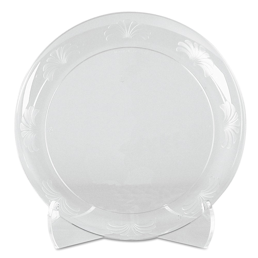 WNA - Paper & Plastic Cups, Plates, Bowls & Utensils; Breakroom Accessory Type: Plates ; Breakroom Accessory Description: Dinnerware-Plate; Plastic ; Color: Clear - Exact Tooling