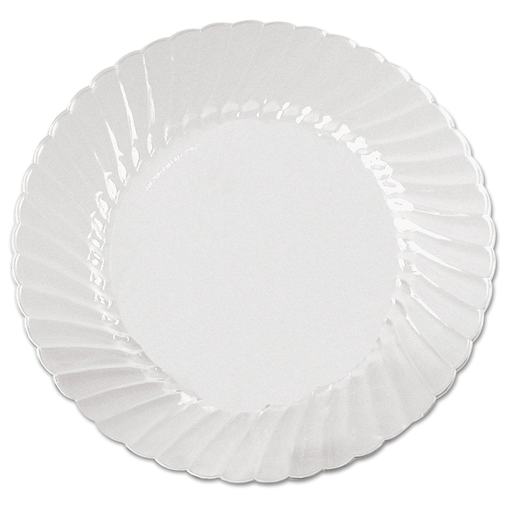 WNA - Paper & Plastic Cups, Plates, Bowls & Utensils; Breakroom Accessory Type: Plates ; Breakroom Accessory Description: Dinnerware-Plate; Plastic ; Color: Clear - Exact Tooling