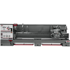 Jet - 3 Phase 230/460V 10 hp 26" Swing Geared Head Large Spindle Bore - Exact Tooling
