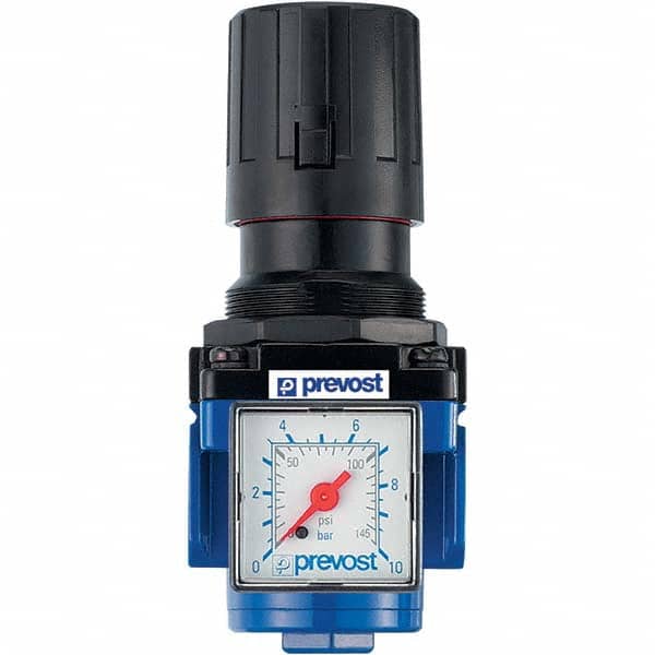 Prevost - Filter, Regulator & Lubricator (FRL) Units Configuration: 1 Pc. Regulator Body Type: Standard - Exact Tooling