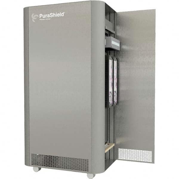 PuraShield - 1 Speed, 25" Wide x 58" High x 30" Deep, Three-Stage Filtering System - Exact Tooling