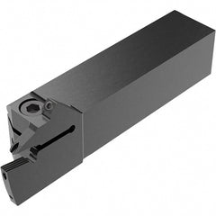 Seco - CFI, External, Right Hand, 13.5mm Max Depth of Cut, 4mm Max Groove Width, Indexable Grooving Tool Holder - LC.. 1604.. Insert Compatibility, 25mm Shank Height, 25mm Shank Width, 123mm OAL, Through Coolant - Exact Tooling