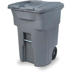 Toter - Trash Cans & Recycling Containers; Type: Confidential Document Container ; Container Shape: Rectangle ; Container Size: 96 gal ; Container Graphics: None ; Color: Graystone ; Finish: Textured - Exact Tooling
