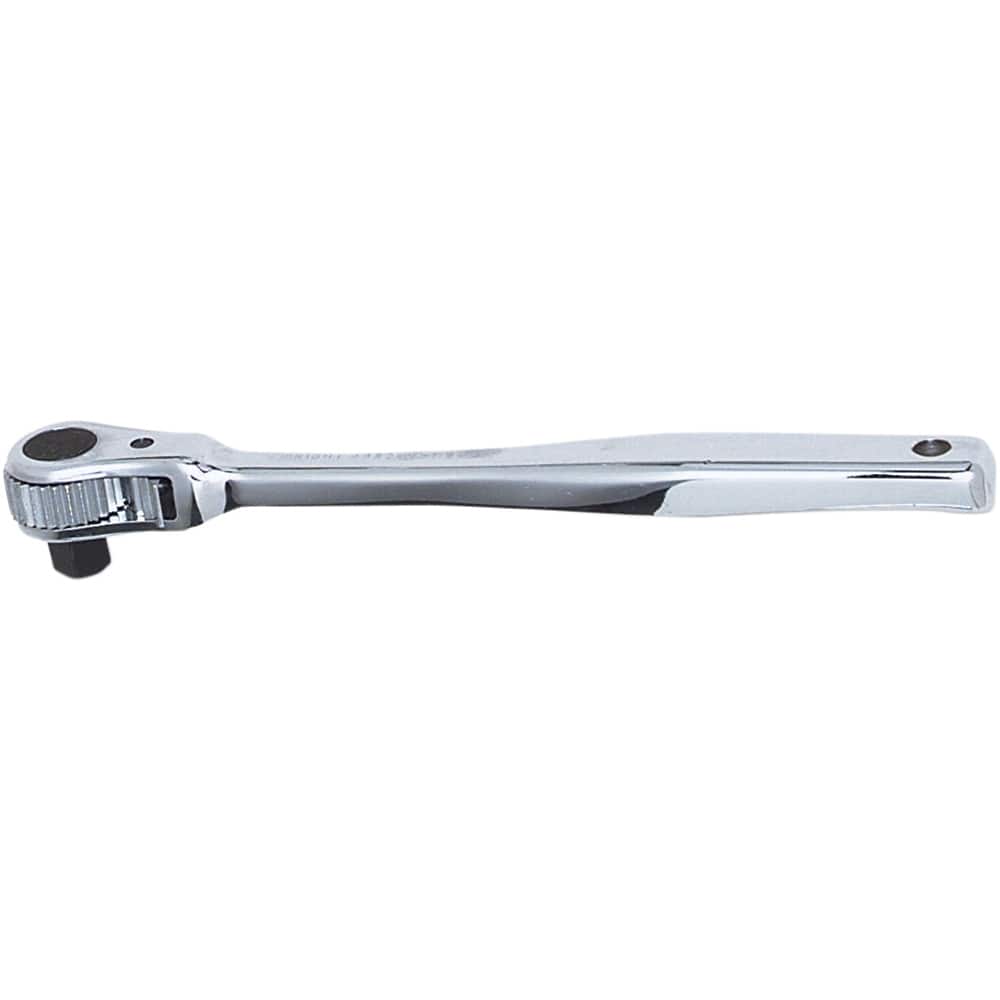 Wright Tool & Forge - Ratchets; Tool Type: Ratchet ; Drive Size (Inch): 1/2 ; Head Shape: Pear ; Head Features: Reversible ; Finish/Coating: Full Polish Chrome ; Overall Length (Inch): 10-1/2 - Exact Tooling