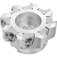 Seco - Indexable Square-Shoulder Face Mills Cutting Diameter (mm): 125.00 Cutting Diameter (Inch): 4.921 - Exact Tooling