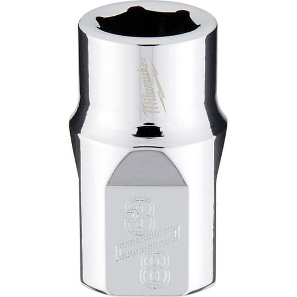 Milwaukee Tool - Hand Sockets Drive Size (Inch): 3/8 Size (Inch): 3/8 - Exact Tooling