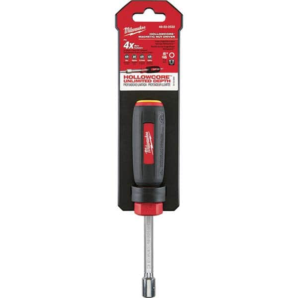 Milwaukee Tool - Nutdrivers Tool Type: Magnetic Tip Nutdriver System of Measurement: Inch - Exact Tooling